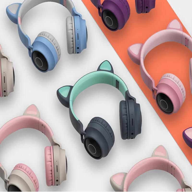 SMVP Милые беспроводные Bluetooth-наушники с оголовьем