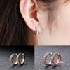 Кольцо для носа Daith Conch Snug Zircon Серьги-гвоздики с кубическим цирконием, разноцветные серьги с фианитами, пирсинг ушей с фианитами