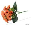 15 Heads Simulated Decorative Daisies Multicolors Chrysanthemum False Flower  Home Decoration