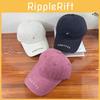 Versatile Embroidered Soft Top Baseball Hat For Women Fashionable Spring And Summer Use