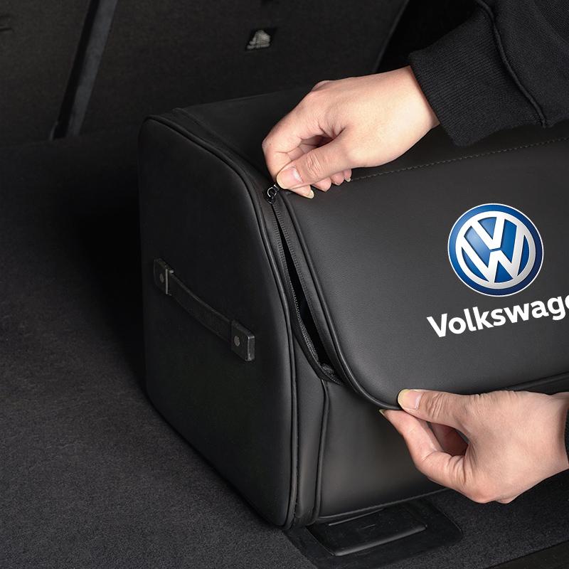 ABCD1 Car Storage Box Multi Mesh Suitcase Trunk Organizer Bag For VW Golf Polo Tiguan Touran Jetta Passat CC T5 GTI Arteon Transporter
