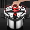 Pressure Cooker,6L Kitchen Pressure Cooker,Suitable for Induction and Stove-top,304 Stainless Steel Cookware with Easy Opening Closing Lid