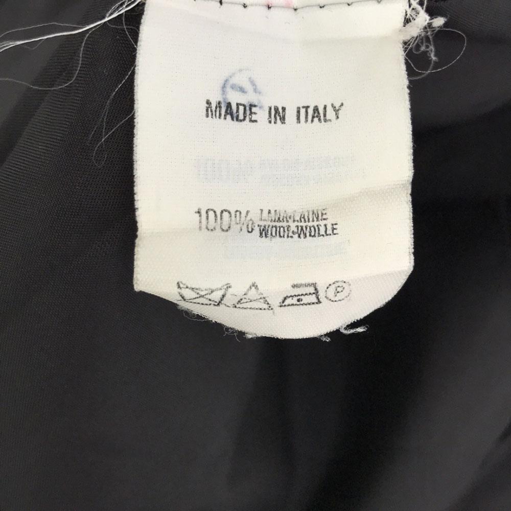 Emporio Armani Костюм-юбка из шерсти 90-х годов производства Италии 38 размер черный Пожилые женщины Б/у