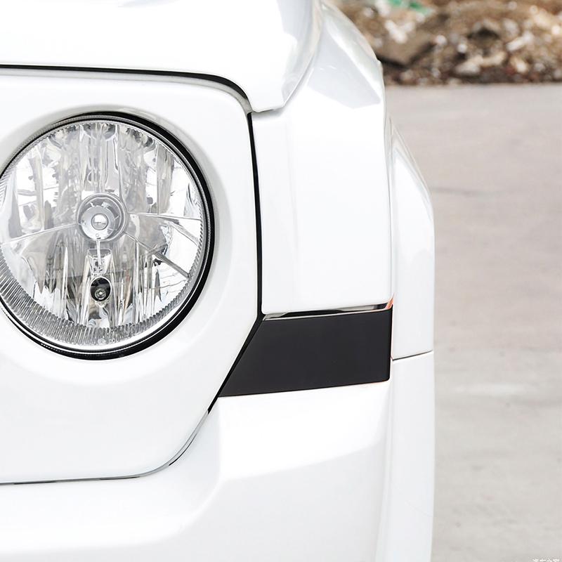 Передний указатель поворота автомобиля, декоративная лампа, наклейки, подходят для Jeep Patriot 2011-2016, внешние аксессуары из ПВХ