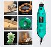 Мини-дрель Dremel 220 В/110 В DIY электроинструменты Мини-электродрель шлифовальная ручка ручная дрель полировальная машина вращающийся инструмент