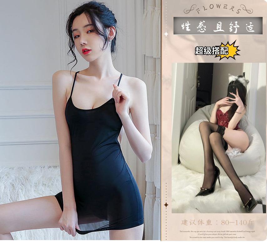 Sexy lingerie sexy suspender nightgown super sexy bed teasing temptation passion suit small chest transparent pajamas women