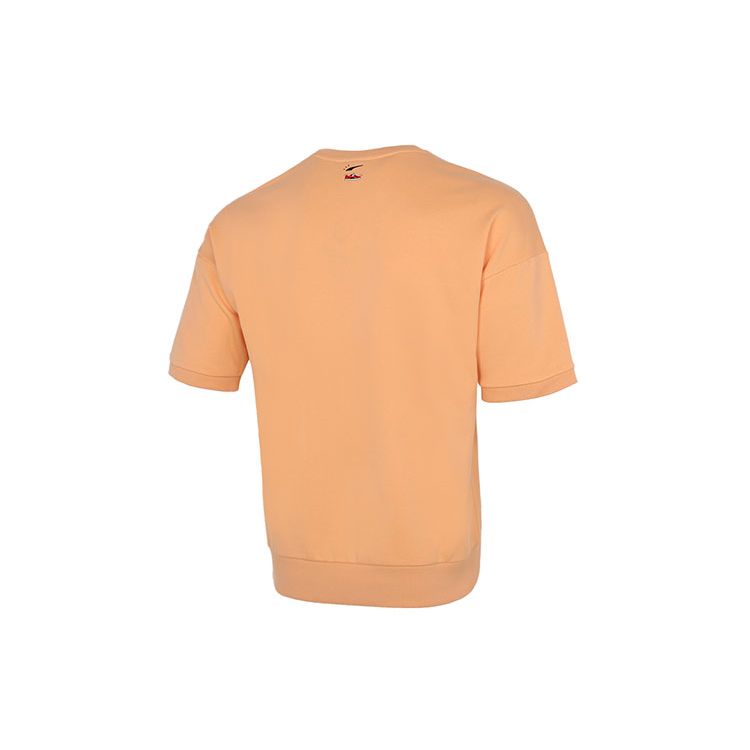 Puma Футболка с коротким рукавом и забавным принтом и логотипом, повседневная, мужская, оранжевая 532041-36