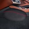 Car Foot Support Pillow Leg Support Car Seat Cushion Leather Leg Cushion Knee Pad Thigh Support Pillow Car Interior Accessories