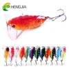HENGJIA Рыболовная приманка 4,4 г/4 см, приманка для цикад, пластиковая приманка для насекомых, 5 шт./лот, приманка для воблера Topwater