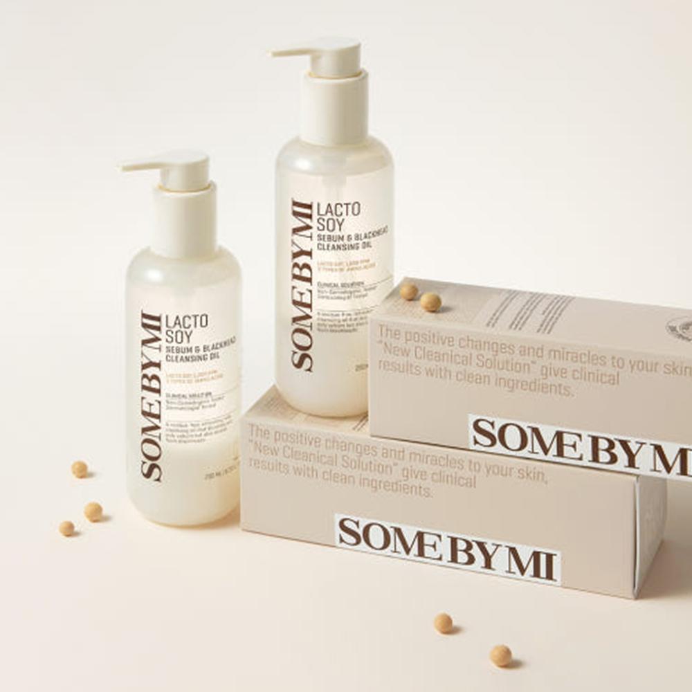 SOME BY MI Lacto Soy Очищающее масло для удаления себума и черных точек 200 мл