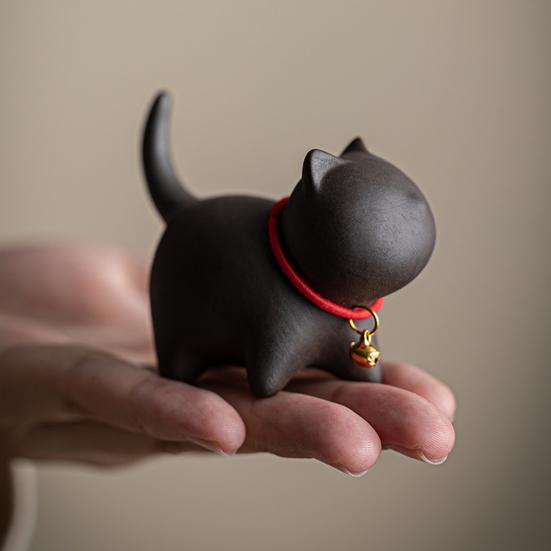 Чайный набор Kitten Tea Pet Kung Fu, ручной работы, фиолетовый песок, чай Pet Oriental