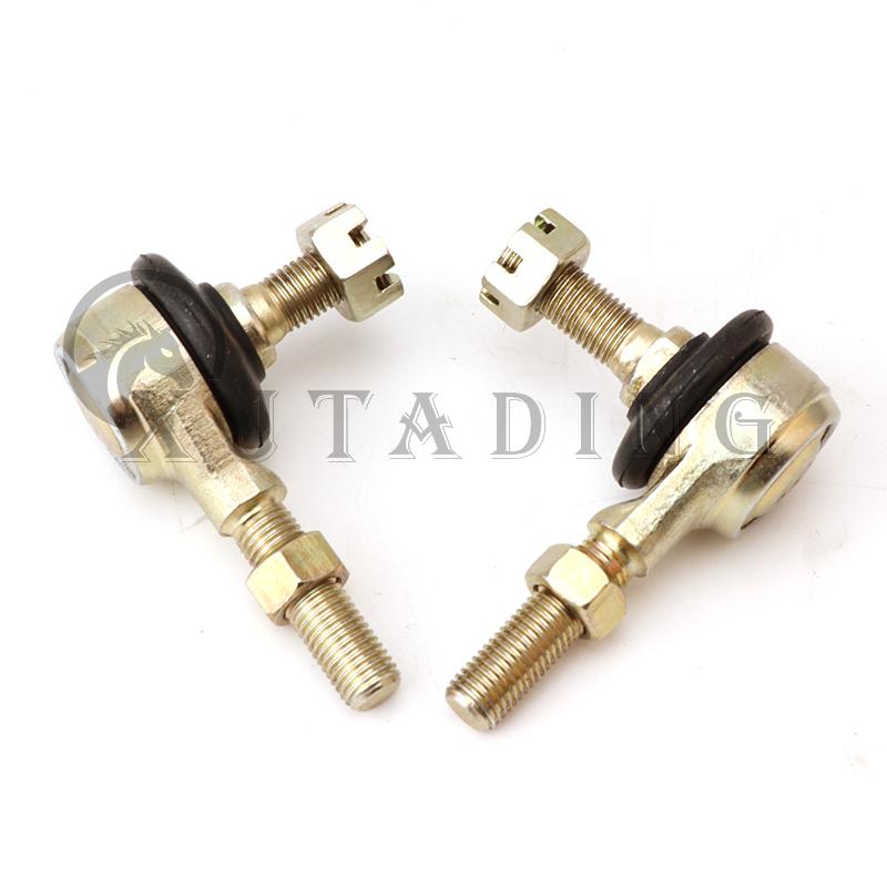 1Pair M10 Left & Right Hand Thread Steering Tie Rod Ends Kit For Yamaha Banshee WARRIOR YFB YFM Raptor 250 350 400 ATV Parts