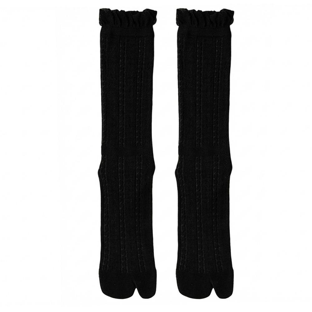 1Pair Thin Split Toe Socks Soft Breathable Mesh Socks Harajuku Style Japanese Tabi Sox Summer Woman
