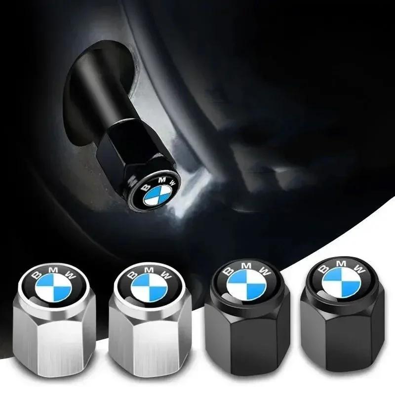 Car Sticker 4Pcs Tire Valve Caps Wheel Stem Dust Cover Air Plug Auto Moto Decoration Fit for BMW E46 E90 E60 F10 F30 E39 E36 E87 pdsh39