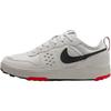 Nike C1TY Нескользящие износостойкие низкие детские кеды для скейтбординга Преппи Серый/Темно-серый/Огненно-красный/Черный HQ0028-002