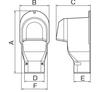 Panasonic Wall Surface Outlet Cover DAS2605B Dust Removal Ventilation for Air Conditioners