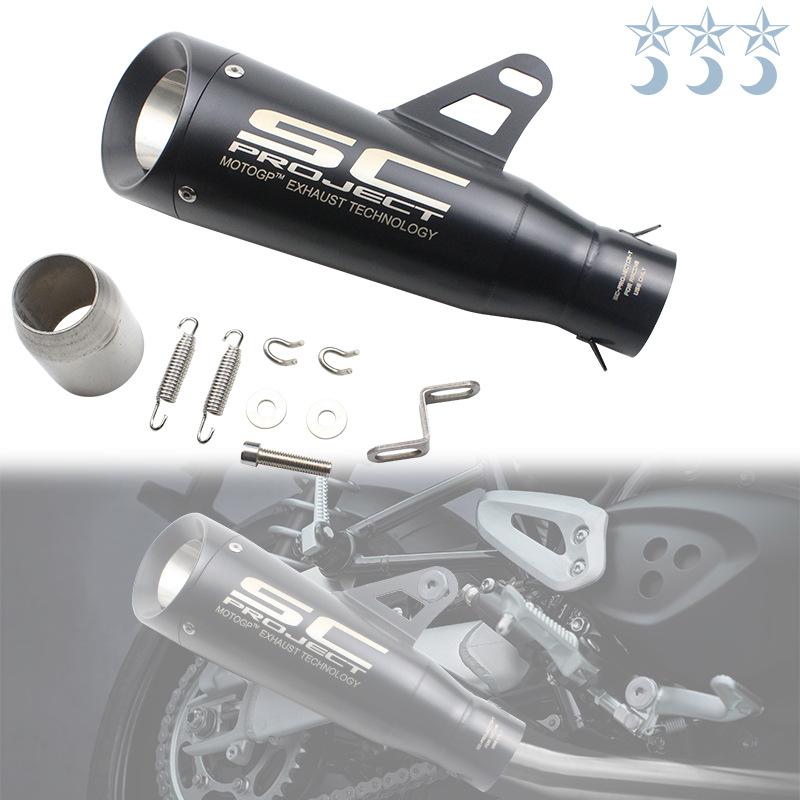 Мотоциклетная модифицированная выхлопная труба Z900 Ninja 400 Cb650R R3 модифицированная выхлопная труба Sc, второй слой 51 мм