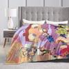Dungeon Meshi Blanket Delicious in Dungeon Camping Flannel Bedding Throws For Outdoor Soft Warm  Quality Bedspread Gift