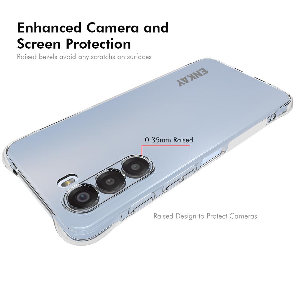 For ZTE Nubia S 5G Clear Phone Case ENKAY HAT PRINCE Shockproof Anti-slip TPU Cover