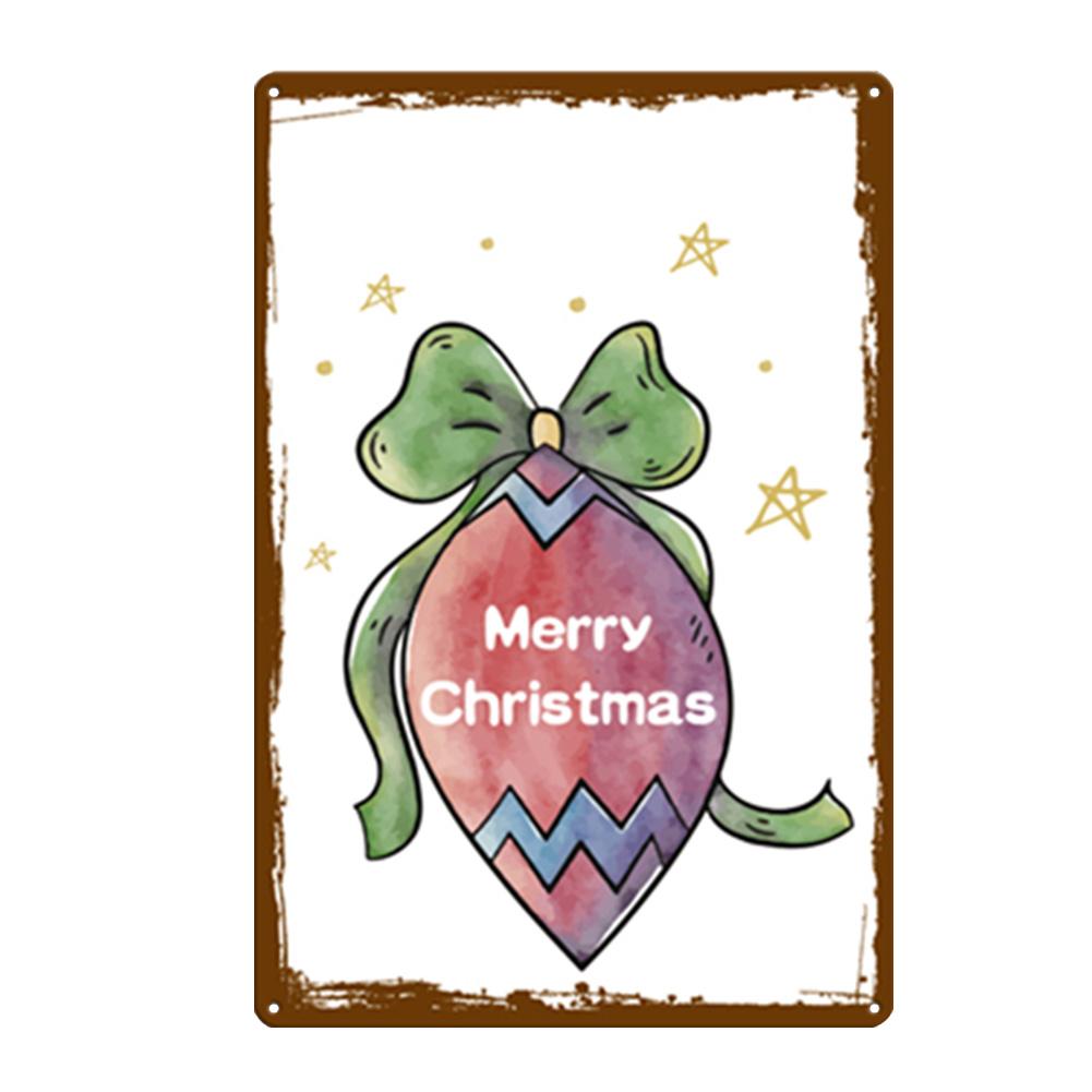 Металлическая жестяная вывеска с Рождеством, металлическая оловянная табличка с изображением лося, снежинки, железная живопись, украшение для домашнего бара, кафе, паба, настенные художественные тарелки