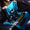 Custom Name Ninja Kidz Theme Printed Blanket - Perfect for Couch, Bed, Travel & Outdoor Use | Machine Washable, Cozy & Durable.