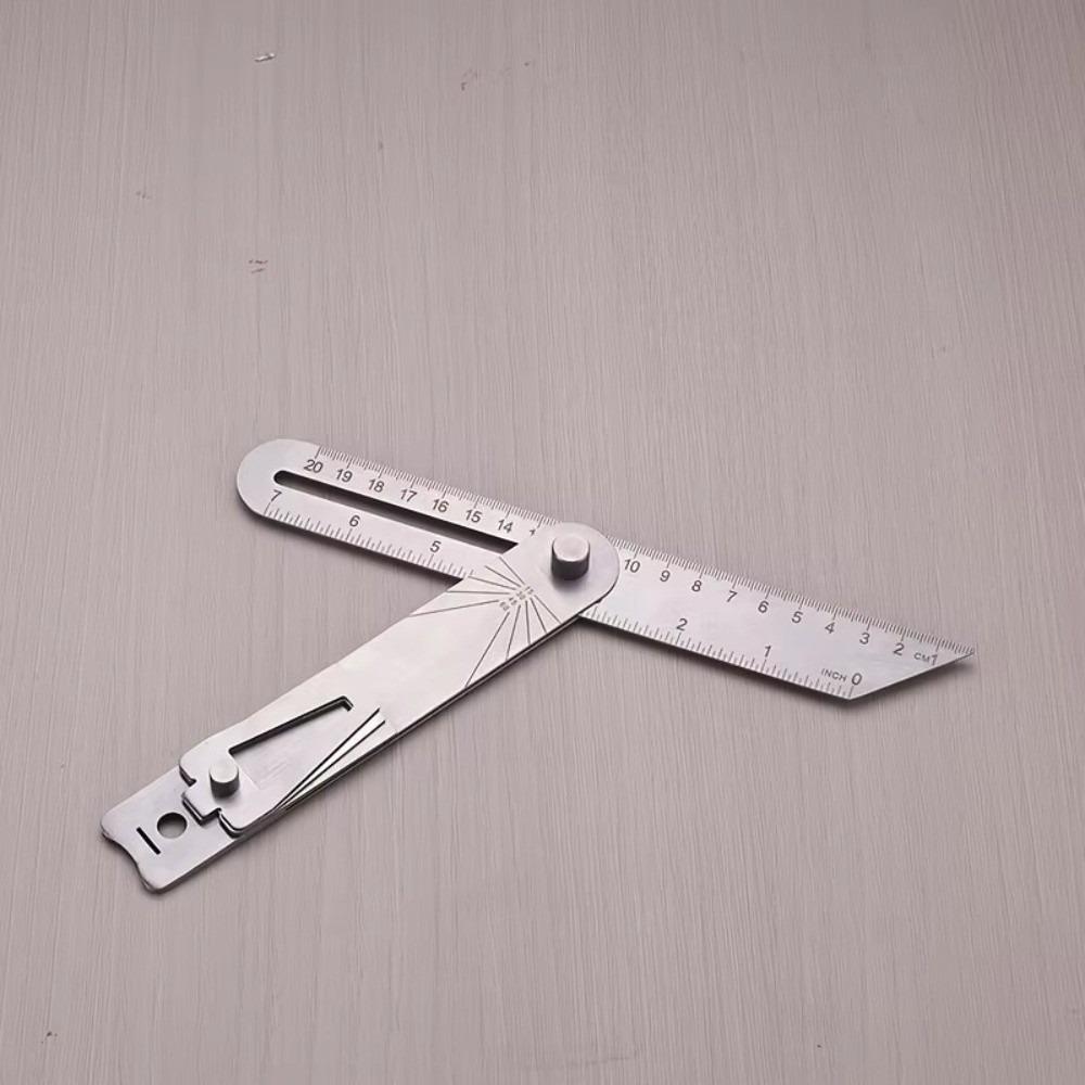 Movable Angle T-Shape Scribing Tool High Accuracy Woodworking Measuring Gauge
