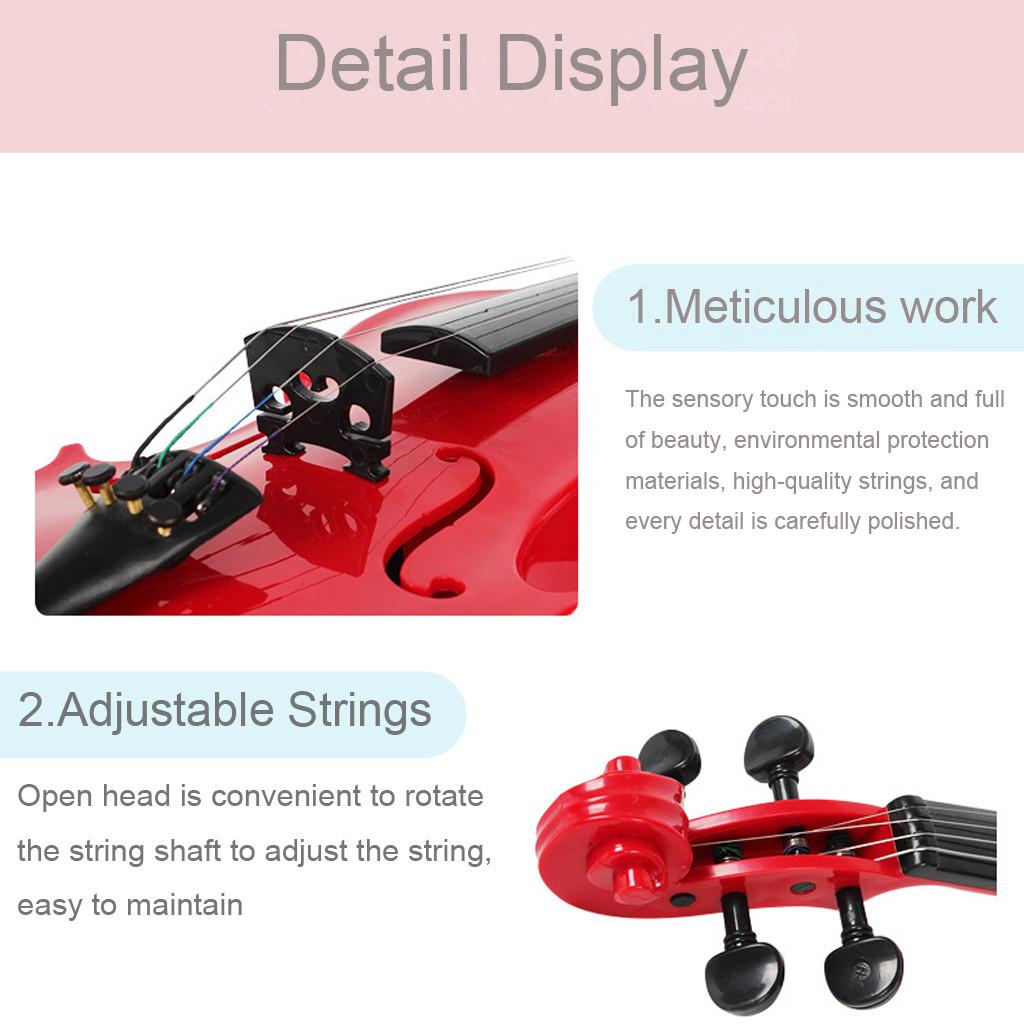 (H0826)Классическая скрипка для начинающих, гитара, образовательный музыкальный инструмент, игрушка для детей