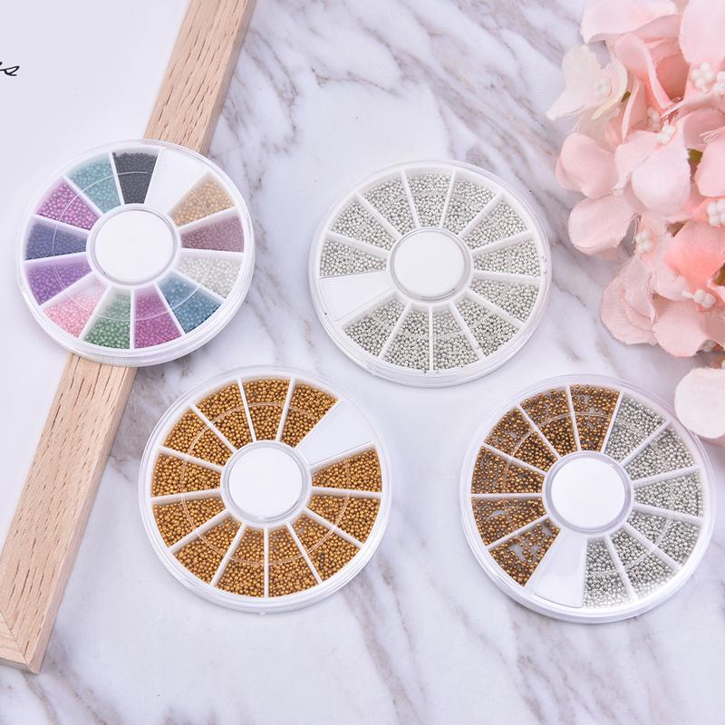 3D Микробисер Нейл-арт Икра Кончики Украшение Маникюр Сделай сам Колесо