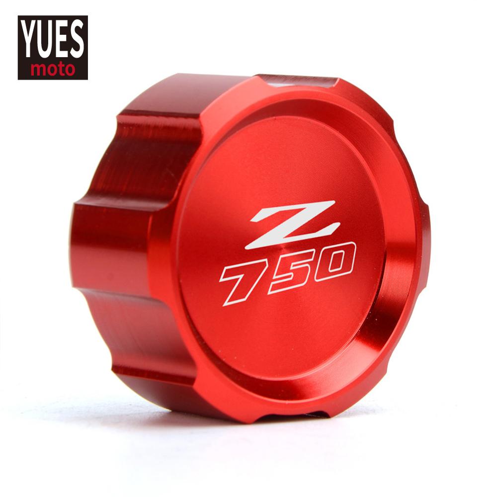 Аксессуары для мотоциклов, красная передняя и задняя крышка главного резервуара цилиндра для Kawasaki Z750 Z 750 2007-2012 2008 2010
