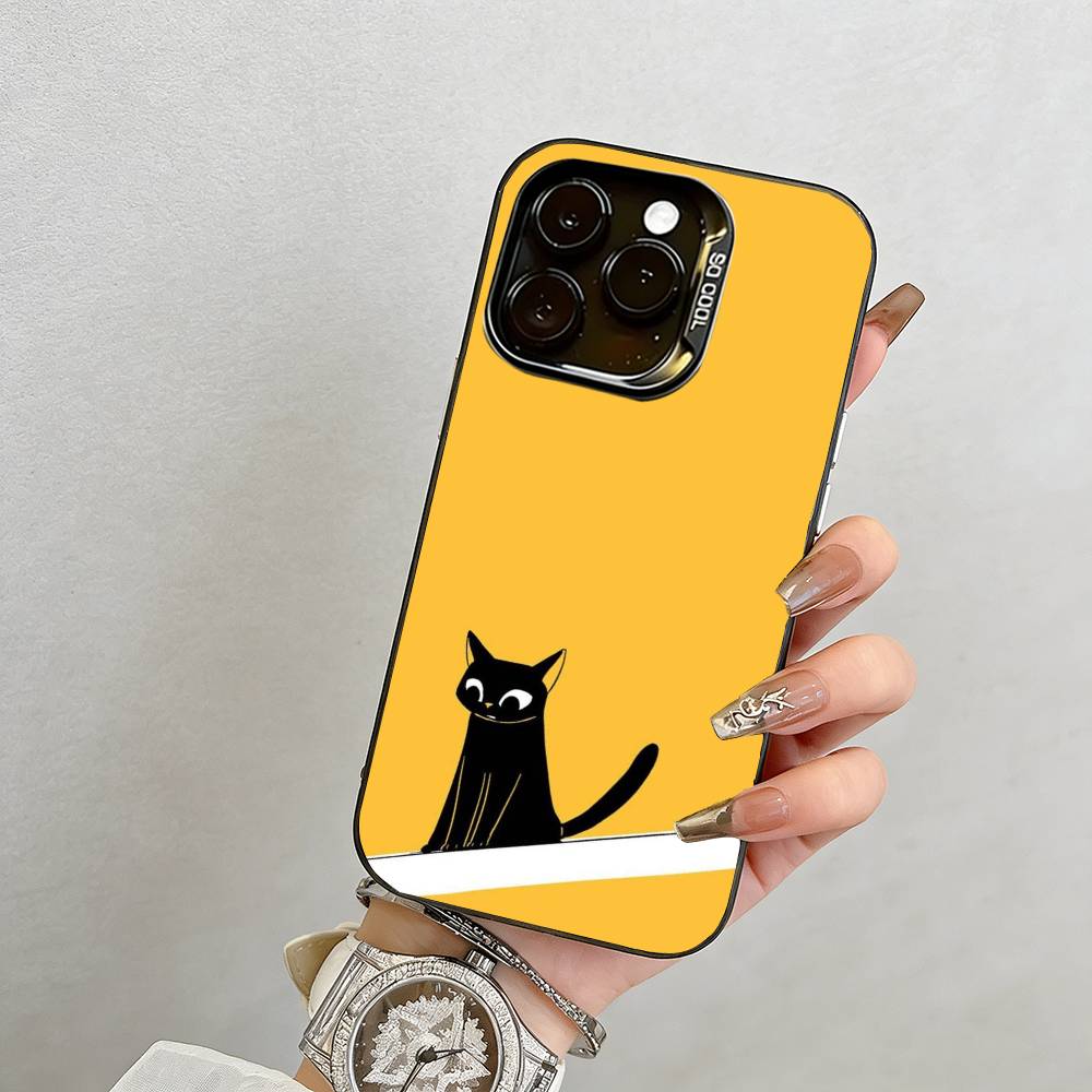 Одиночная Иллюстрация Чехол для Телефона Для iPhone 17,16,15,14,13,12,11 Plus,Pro Max,XS,Разноцветный Серебристый Чехол для Телефона Funda Cover