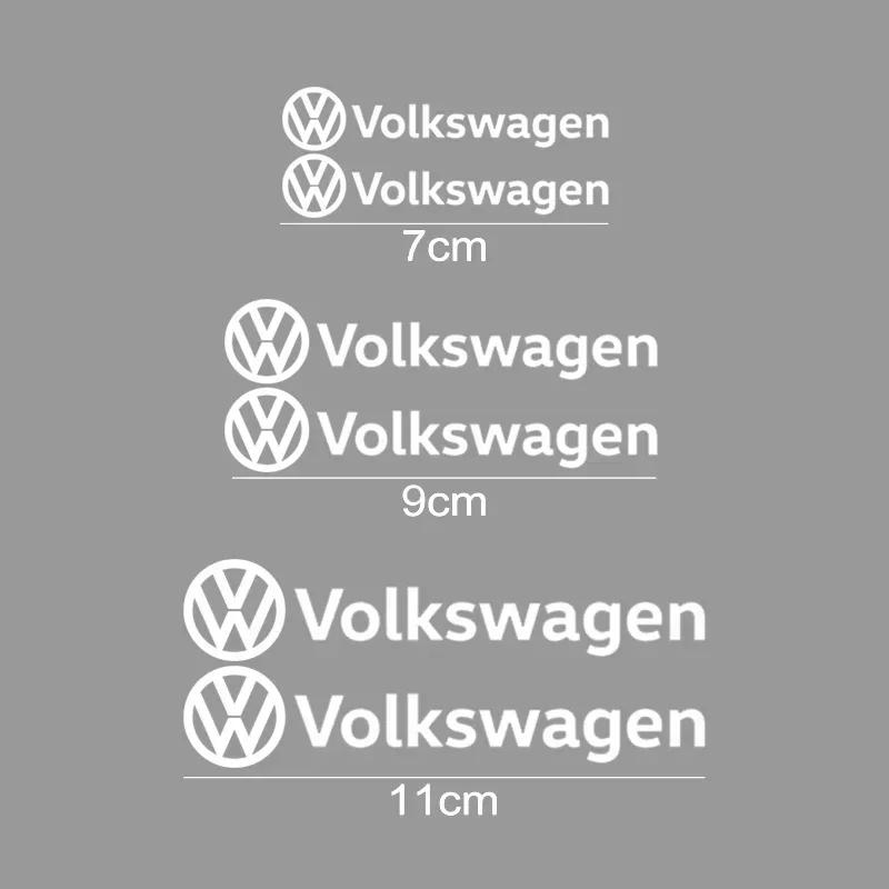 Для VOLKSWAGEN VW 6 шт. Автомобильные наклейки на суппорты, стайлинг кузова для Volkswagen Touareg Jetta Scirocco Beetle Tiguan Golf Passat