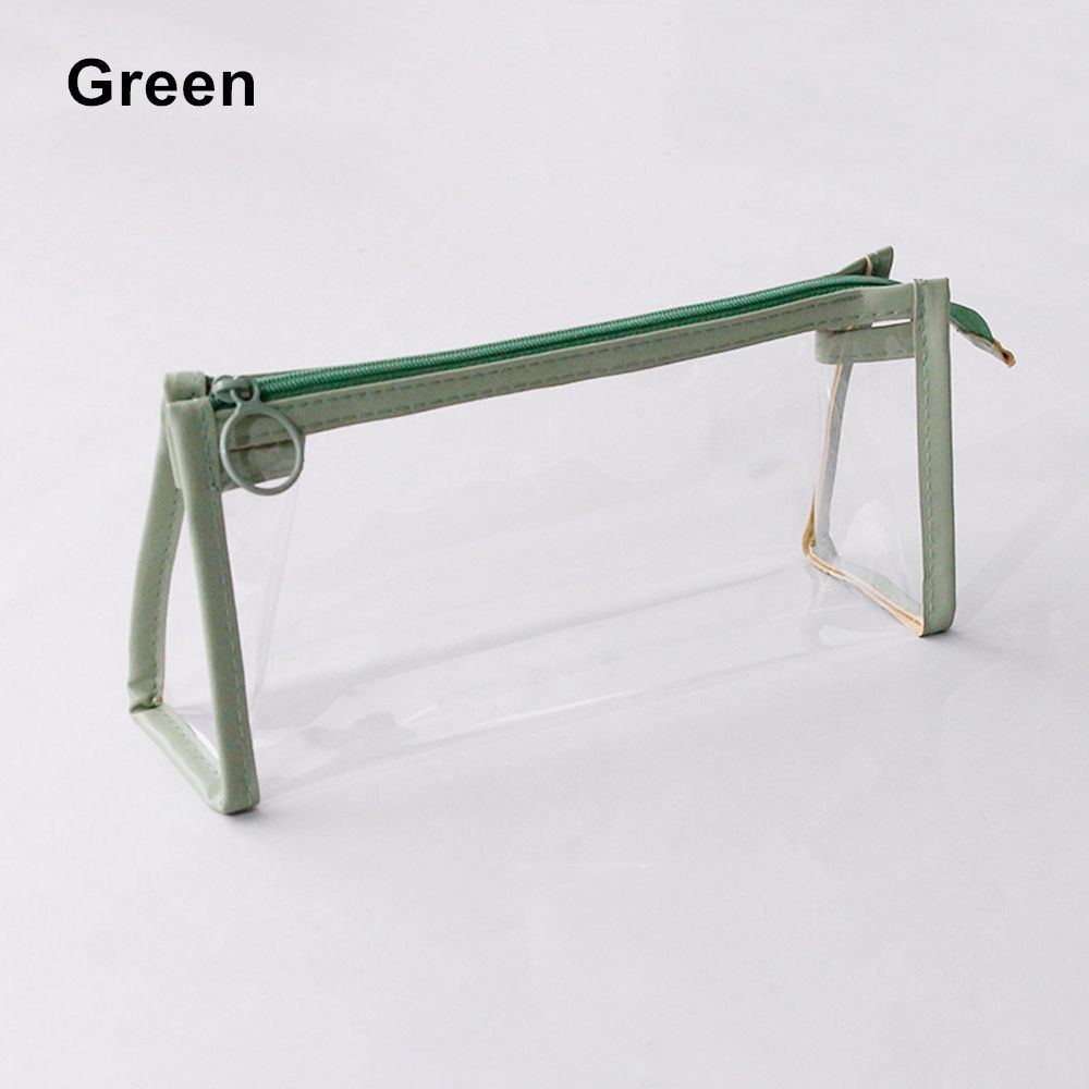 Organizer School Office Supply Zipper Pen Pouch Transparent Pencil Bag Storage Bag Pencil Case