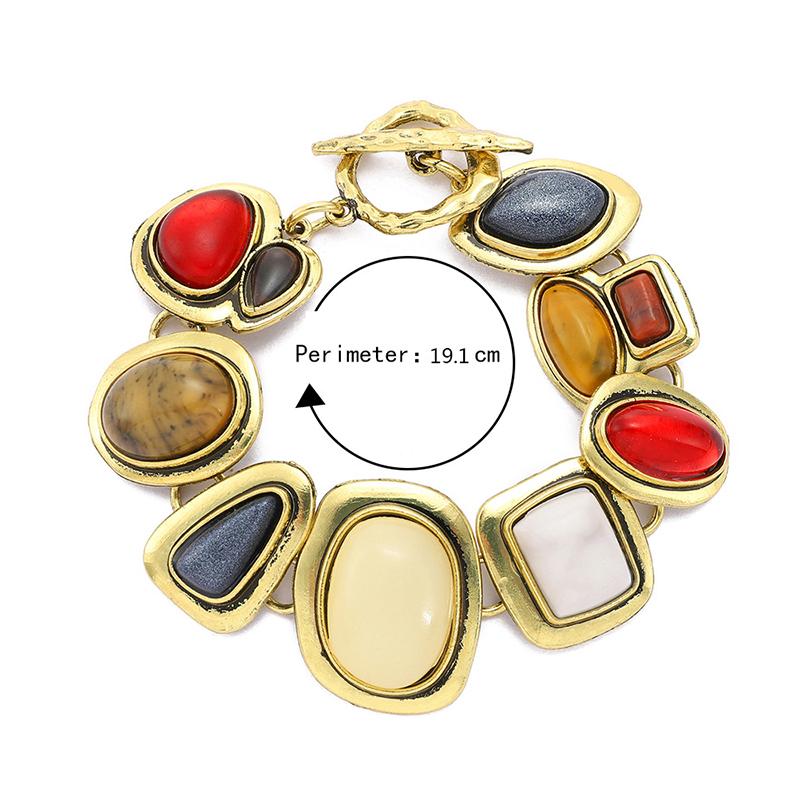 Богемный этнический стиль винтажные браслеты для женщин и девочек модные красочные браслеты с камнями ювелирные изделия Advanced Sense