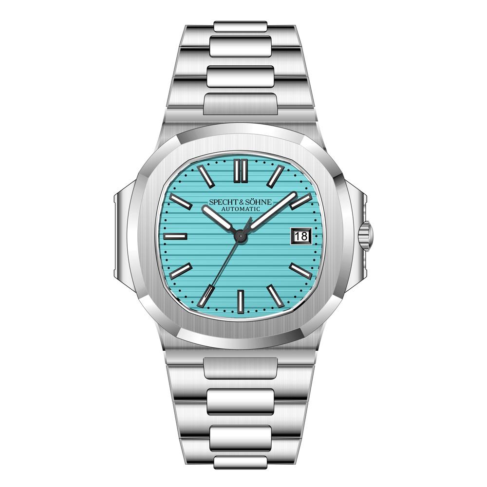 Новые мужские часы Specht&Sohne, механические часы, Япония, Miyota 8215 Movt, розовое золото, нержавеющая сталь, классические часы 5711, водонепроницаемые