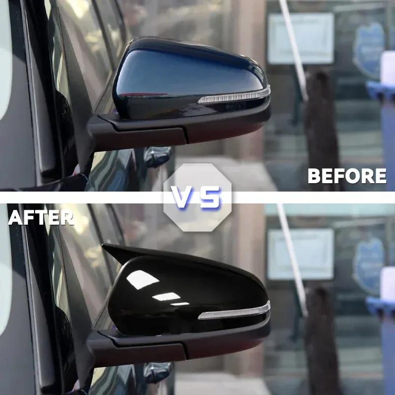 For Hyundai IX25 - Car Rearview Side Mirror Decorate Cover Trim Black Exterior Accessories