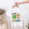 Hello First Grade Printed Shirt Personalized Child Back To School T-shirt Custom Name Kids First Day of School Outfit Summer Tee