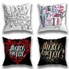 P-Pierce The Veil Музыкальная наволочка Диван Гостиная Спальня Изголовье Спинка Подушка Квадратная подушка Время для сна
