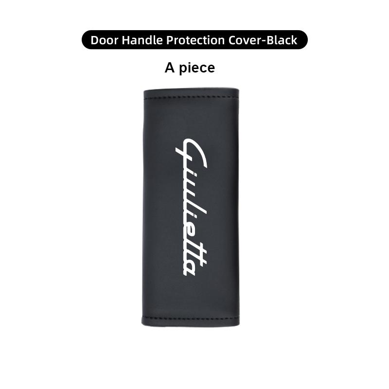 Car Roof Door Handle Anti-slip Cover Protector Case Emblem Accessories For Alfa Romeo Giulia 147 Mito 156 159 166 GT Stelvio