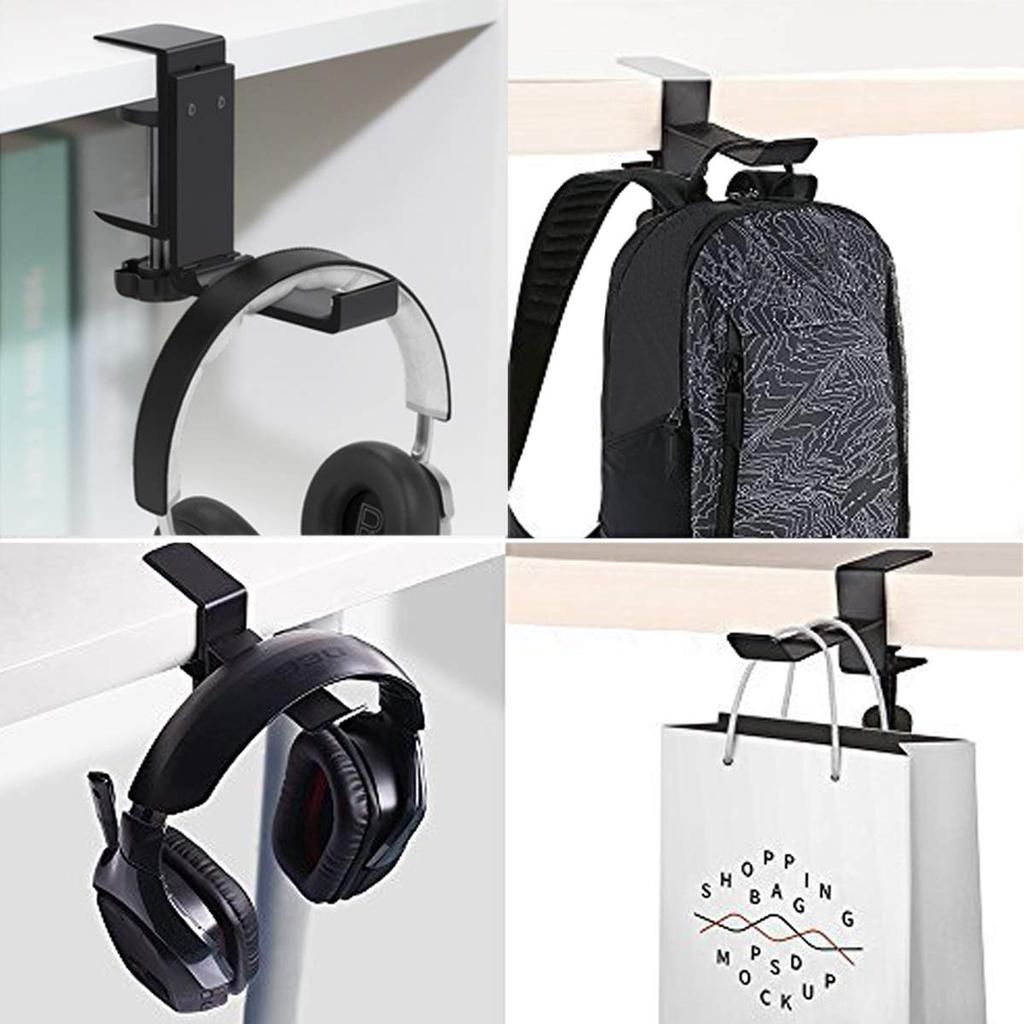 Складная подставка для наушников Odowalker, настольный крючок, складной крючок, настольная подставка, настольный крючок, вешалка для наушников из алюминиевого сплава с мини-шестигранным ключом, гарнитура