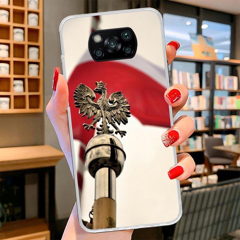 Poland Flag Cover Phone Case For Xiaomi Poco F7 Ultra X7 X6 X5 Pro M7 Redmi 15C 15 13C 13 12C 12 10C 10 9A 9C 9T 9 Shell Poco X7
