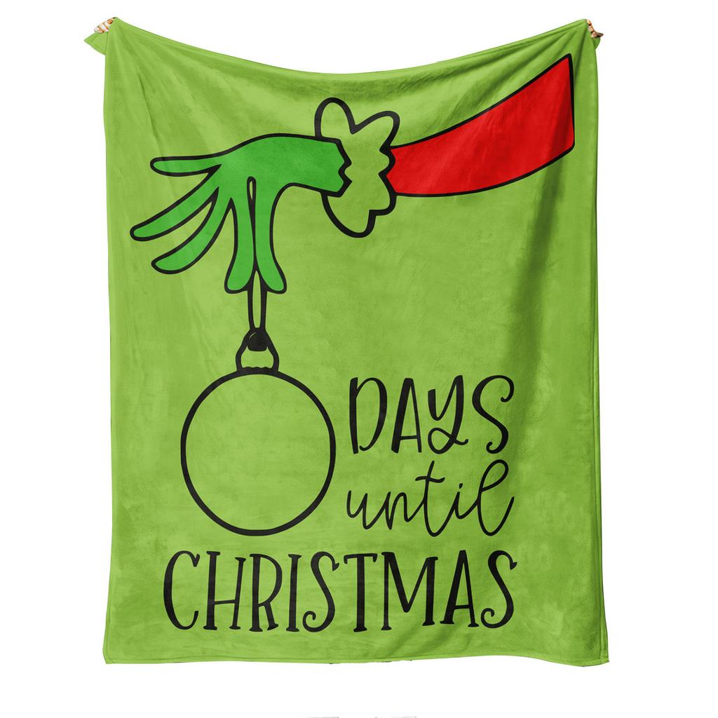 Flannel Blanket Christmas Personalized Blanket Digital Print Blanket