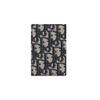 Dior Embroidered Classic Monogram Print Long Two-Fold Canvas Bag Card Holder Wallet Men Wallet Black 2ESCH138YSE_H05E