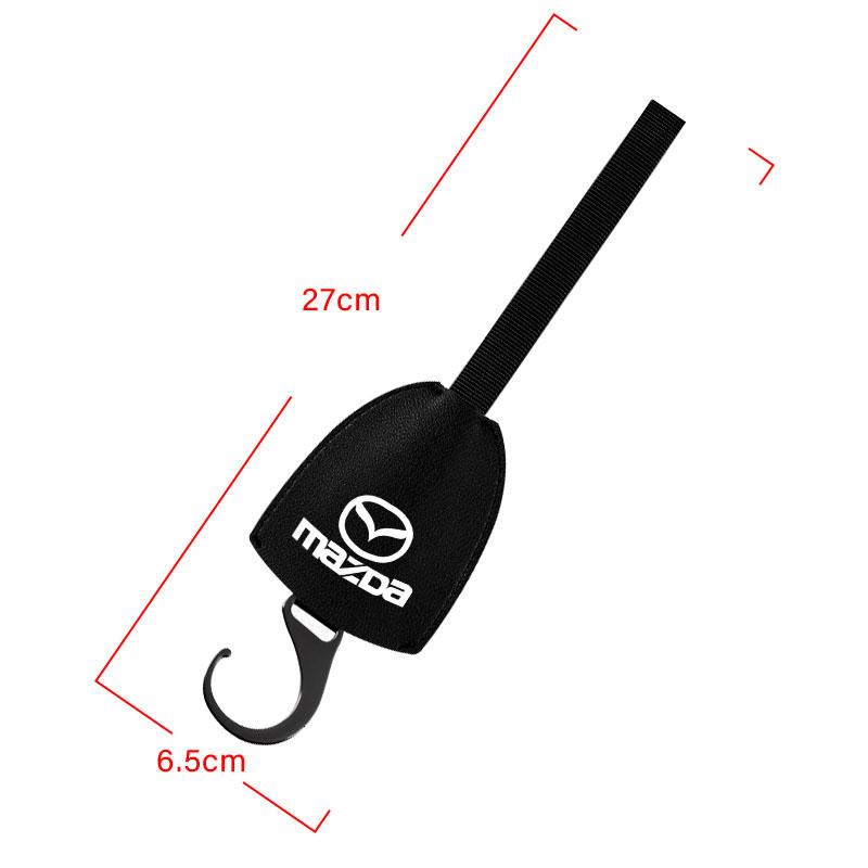 1/2 шт. Кожаные крючки на спинку сиденья автомобиля, портативная вешалка для сумок для Mazda 3 6 CX5 2 CX3 CX9 MX5 RX8 Axela Demio MS CX5 2 Axela Demio Atenza MS GJI BK MP