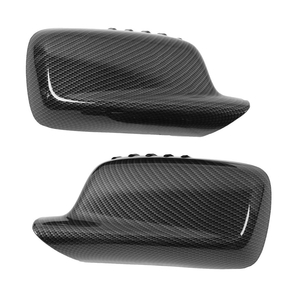 2pcs Rearview Wing Mirror Cover Housing for 3 Series E46 7 Series E66