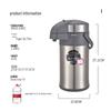 TIGER 4L Stainless Steel Vacuum Airpot Thermos