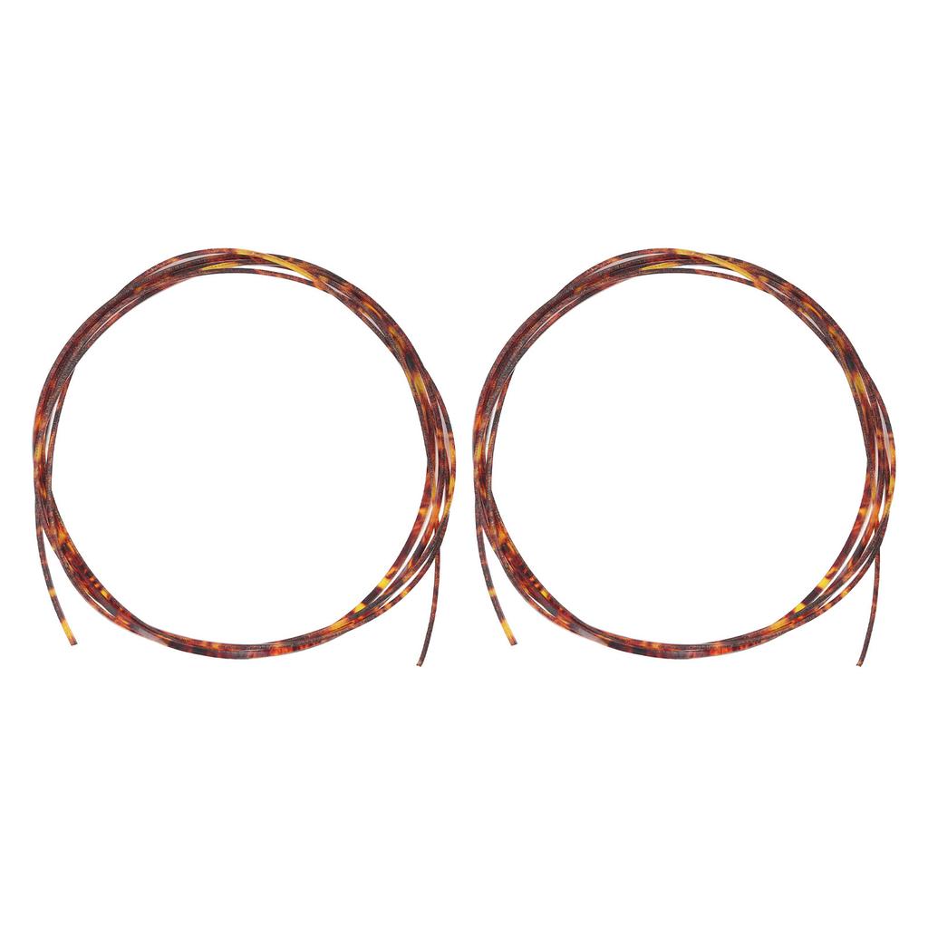 2 шт. Гитарные окантовочные полосы Целлулоидная декоративная полоса для акустических классических гитар 1700x2x1,5 мм Магматический красный