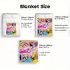 Jem 2D Flat Pattern Flannel Blanket High quality All Seasons Warmth and Comfort Perfect for Christmas Gifts.DMT0925117