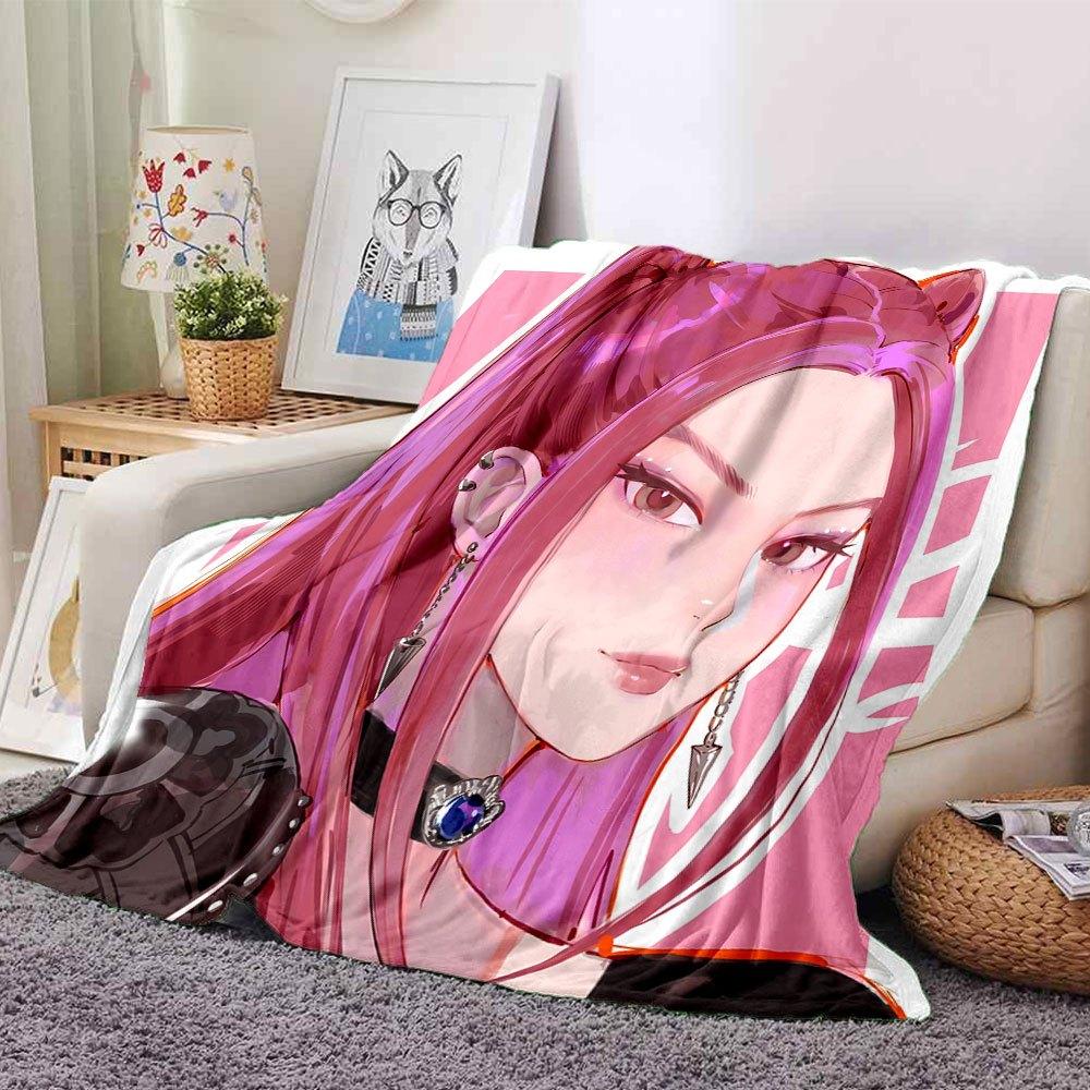 1pc hunter x (20) Blanket Soft Warm Throw for Home, Office, Travel All Season Cozy Bedding Gift, Office Cozy AccessoryB2