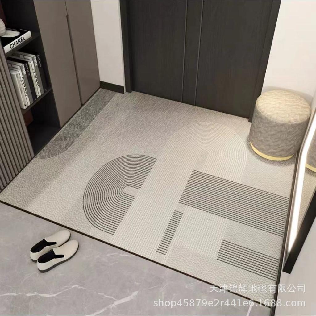 Household Entry Door Entrance Leather Floor Mat, High-Grade Waterproof, Oil-Proof And Dirt-Resistant, Easy To Take Care Of, Leave-In And Cut Foot Mat
