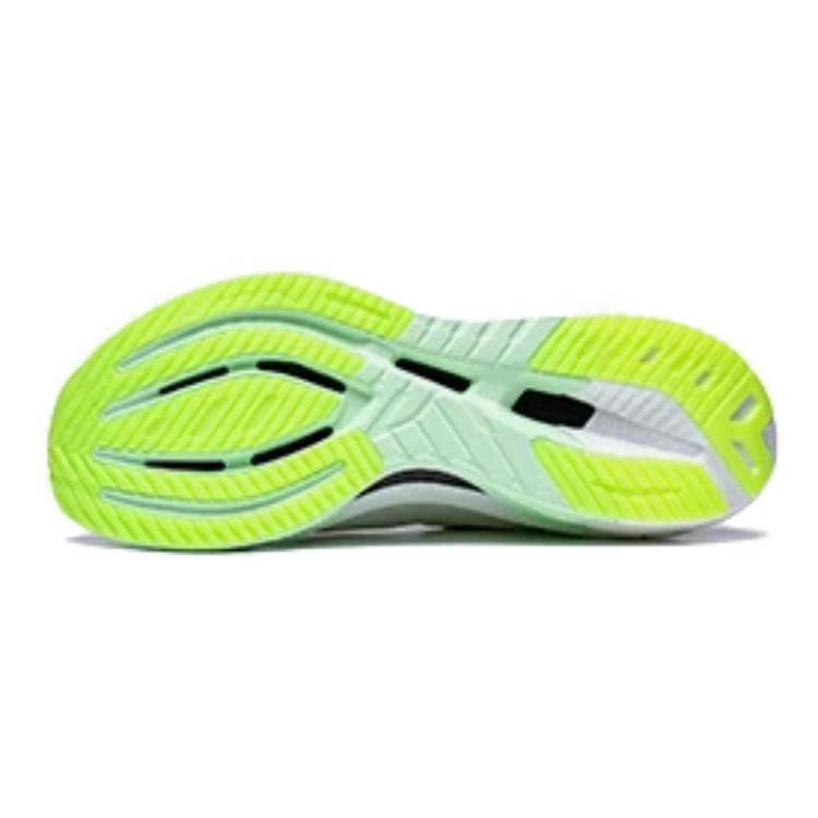 Li Ning Furious Rider 7.0 PRO Амортизация Нескользящая Отскок Низкие Кроссовки для Бега Мужские Бело-Зеленые ARZT001-6
